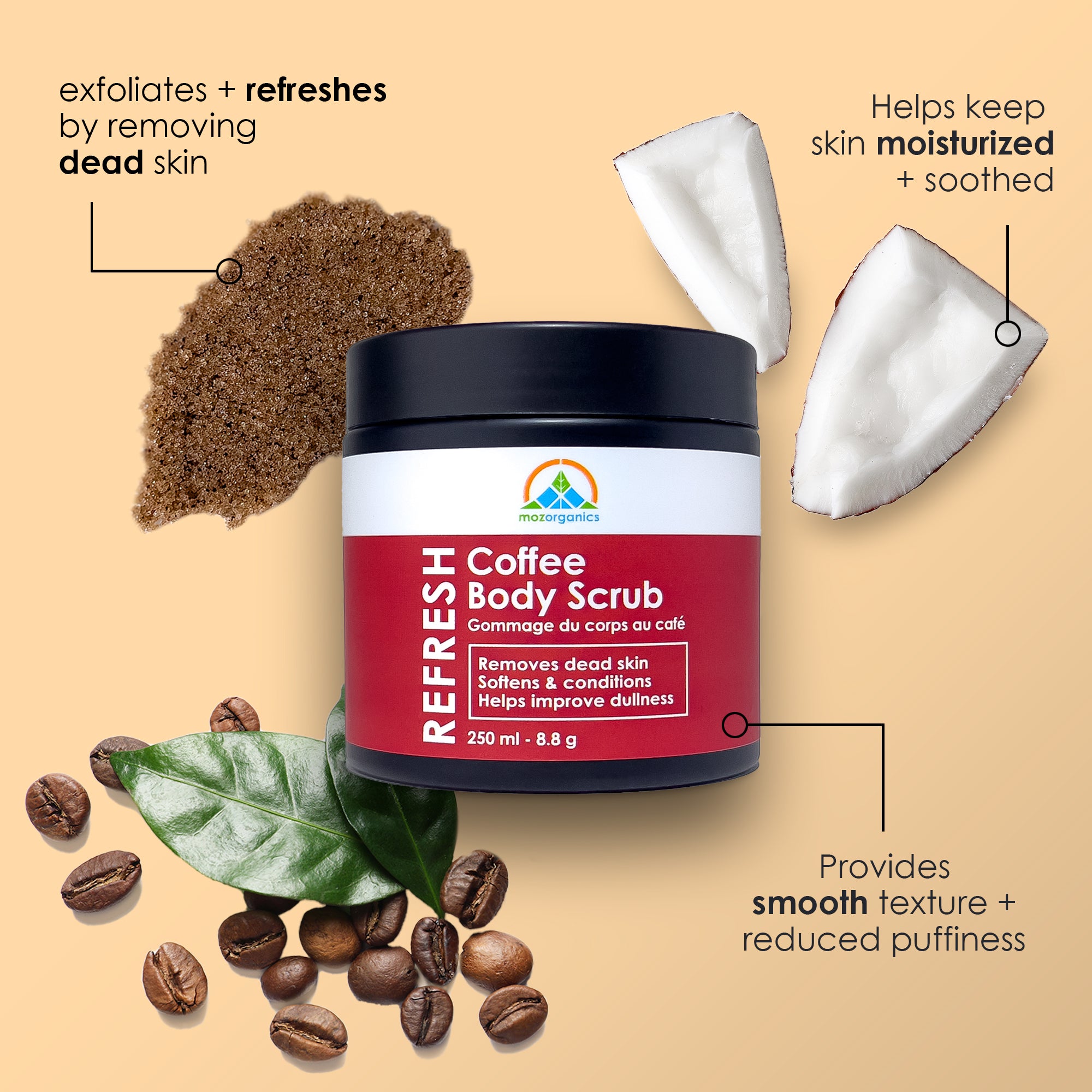 Coffee Body Scrub: Exfoliate Away Dead Skin and Soothe Redness