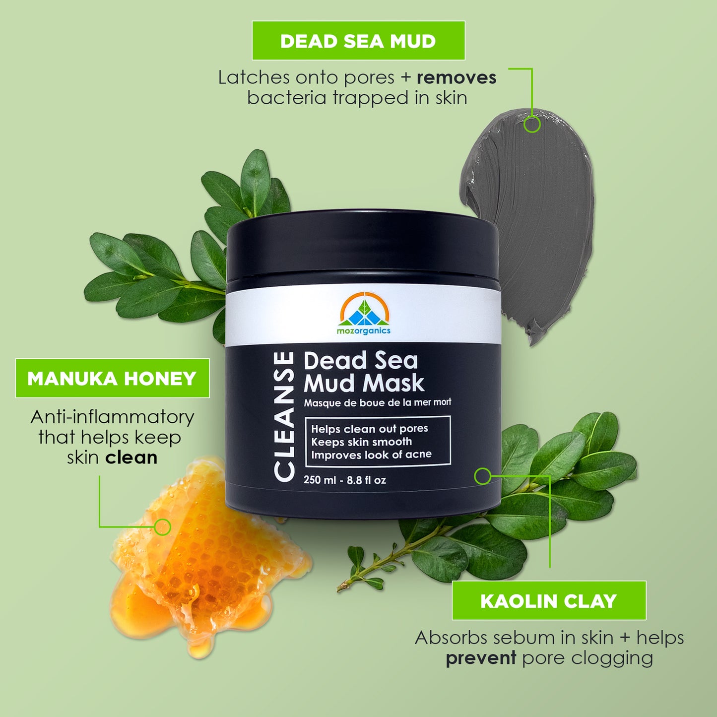 Dead Sea Mud Mask: Clear Acne, Exfoliate Dead Skin, and Reveal Radiance